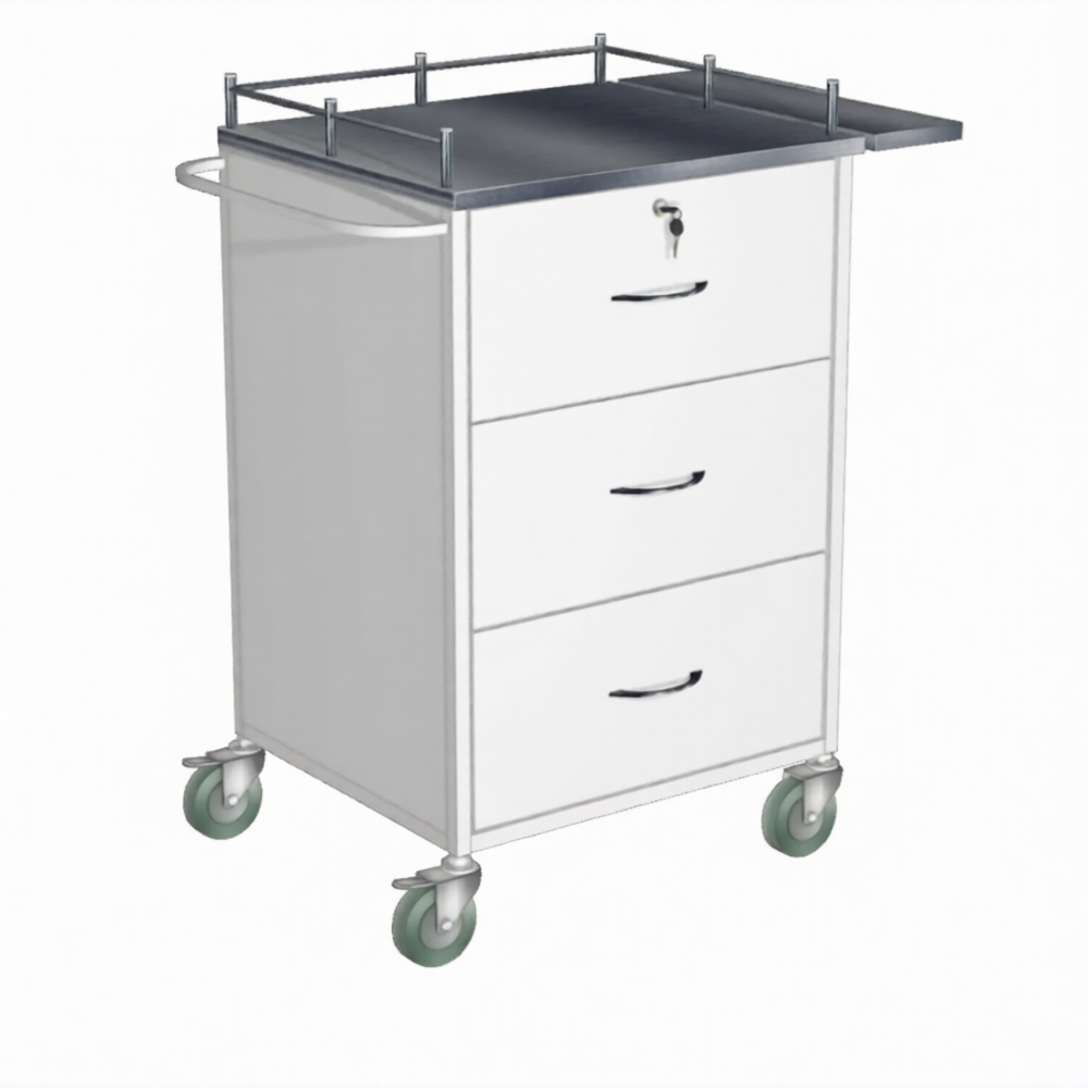 Стол манипуляционный СИА-3 (каркас белый)