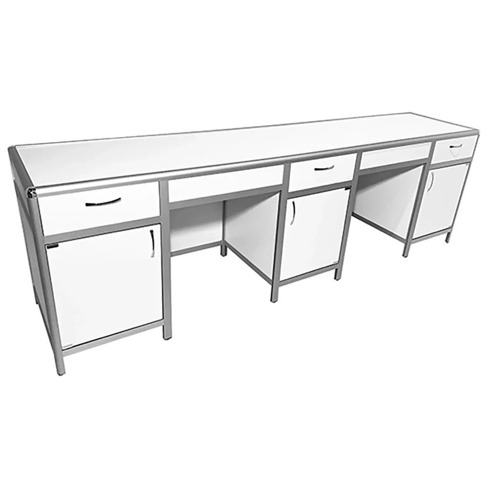 Стол лабораторный MED 10.011al (белый)