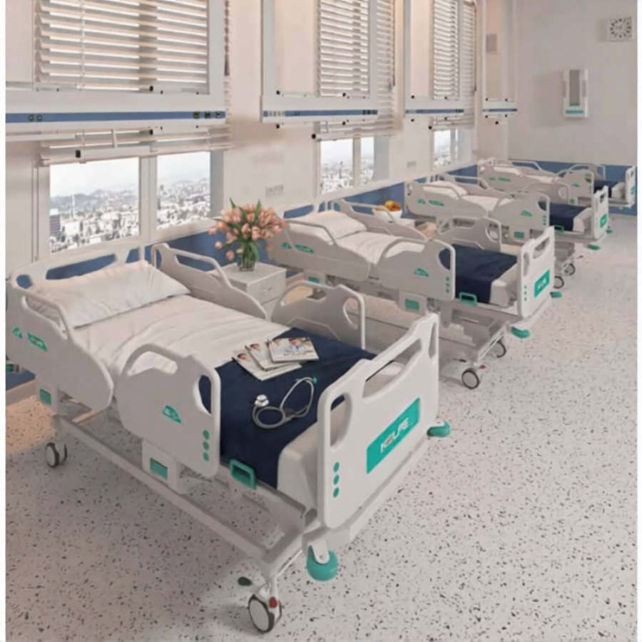 Кровать медицинская MB-95.4 (электропривод) с дополнительными опциями