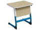 Стол 1-местный школьный 3-5 г/р "Логика" регулируемый СУ.1.35.Л-БС.Д (дуб "Бардолино", м/к белый/синий)