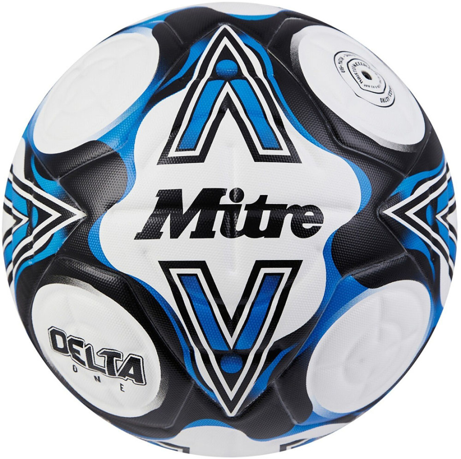 Мяч футбольный Mitre Delta One 24, размер 5, FIFA Quality, Цвет Белый