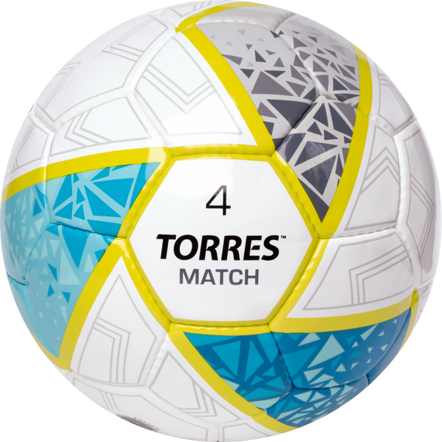 Мяч футбольный TORRES Match, Размер 4