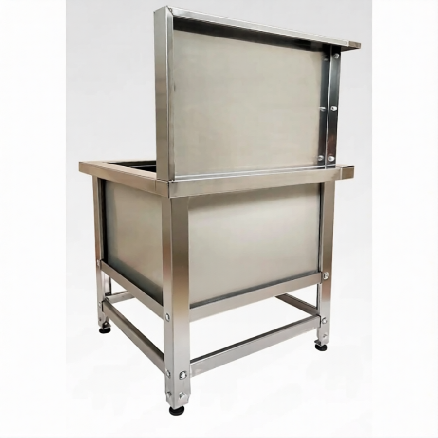 Ванна моповая ВМСн 500(800)х630х630  1 м/о (облицовка Г-обр., левая; ножка угловая)