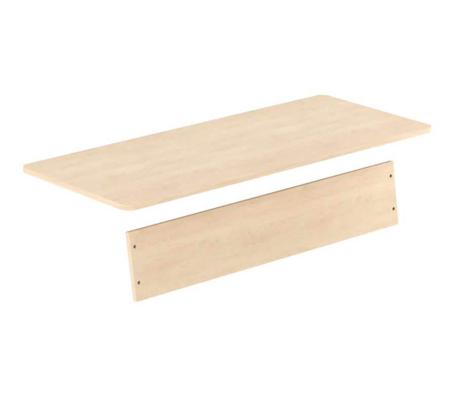 Cтол ученический береза/белый муар SHT-TN12/5-7