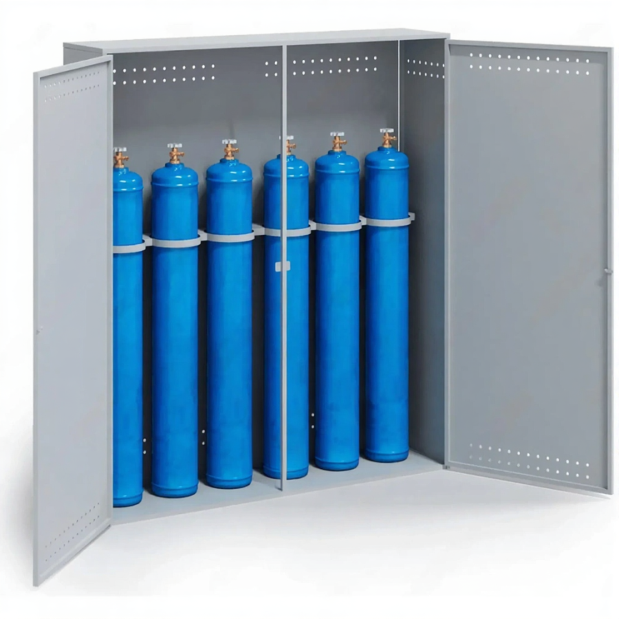 Шкаф для 6-ти газовых баллонов ШГБК-М-06 (1950х1802х410)