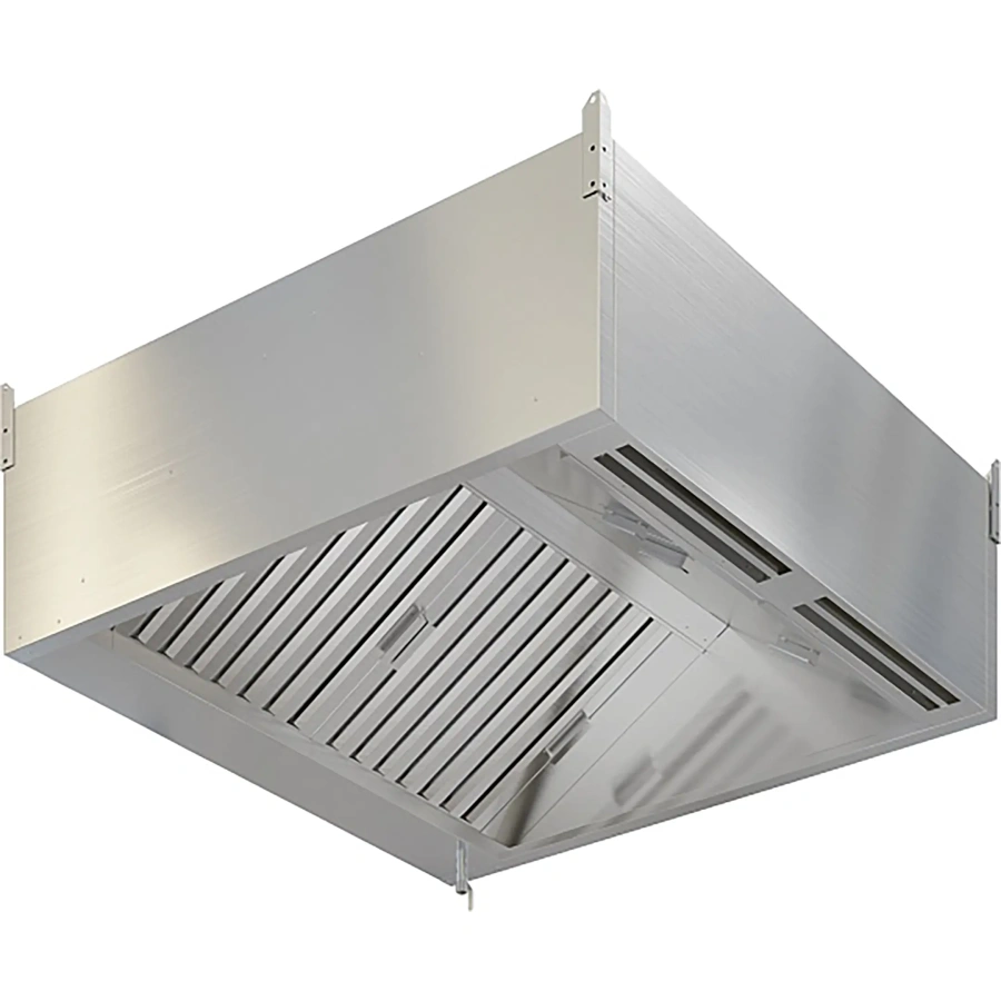 Зонт приточно-вытяжной пристенный ЗПВПКП-25/10 с подсветкой