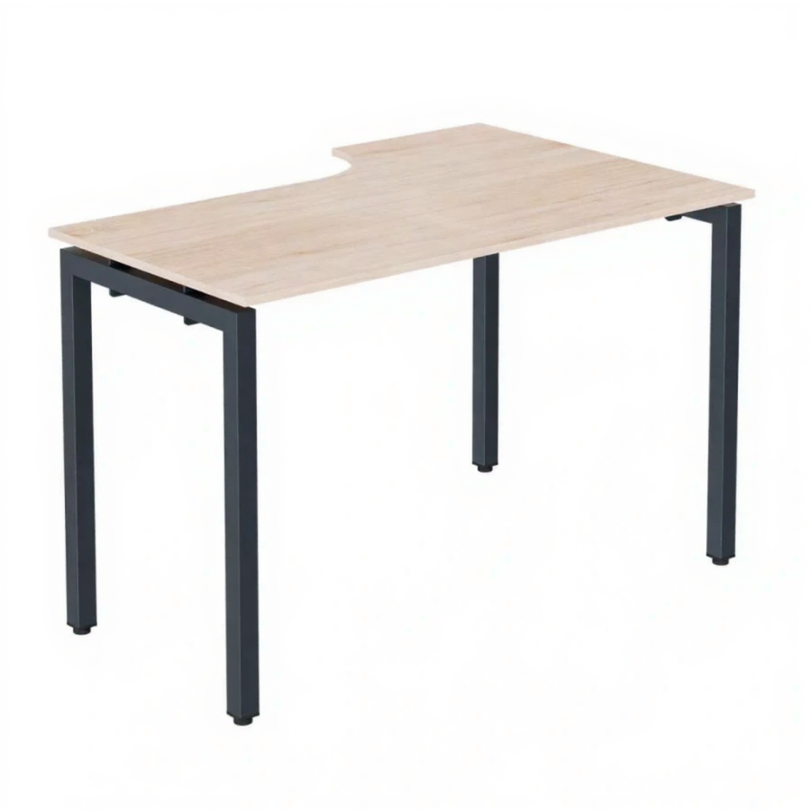 Эргономичный стол N6 1200/800х600/400 «СМАРТ» подстолье «П» профиль 40x40 столешница 16 мм