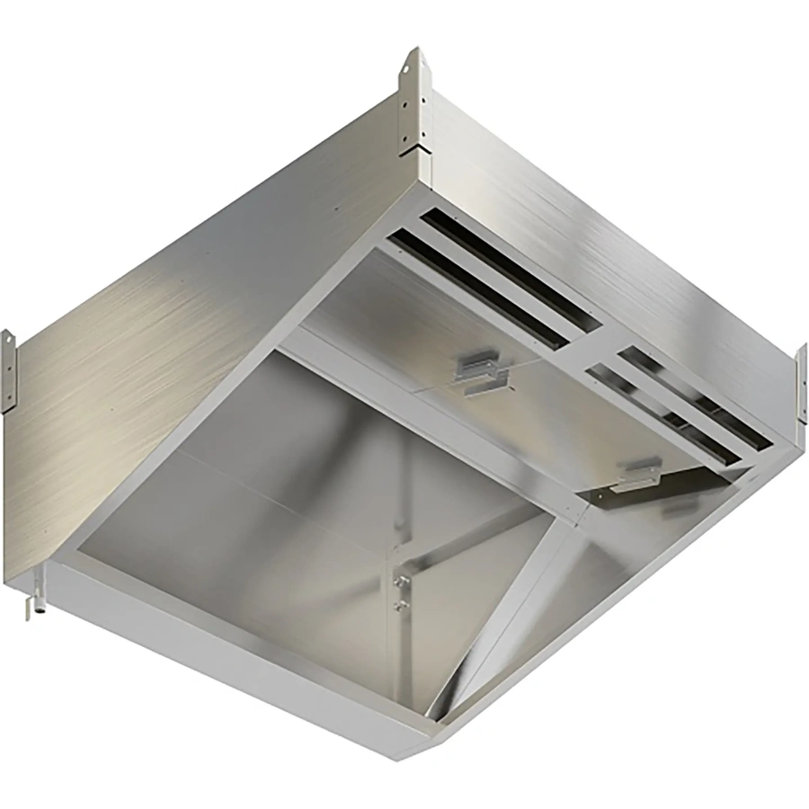 Зонт приточно-вытяжной пристенный ЗПВПУП-23/10 с подсветкой