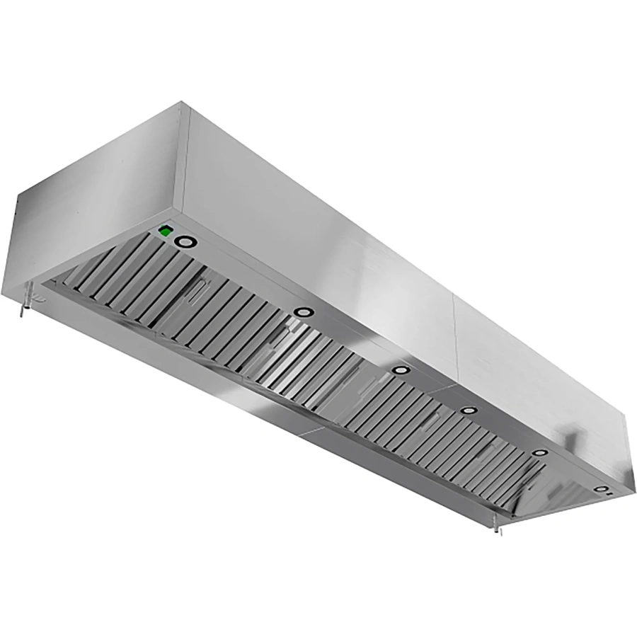 Зонт вытяжной пристенный с подсветкой ЗВПКП-07/14