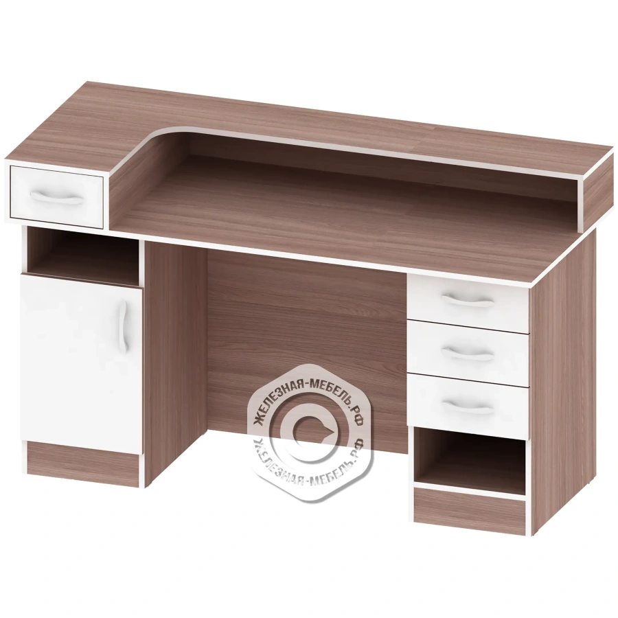 Стол кафедра с надставкой МБ-ШК-12