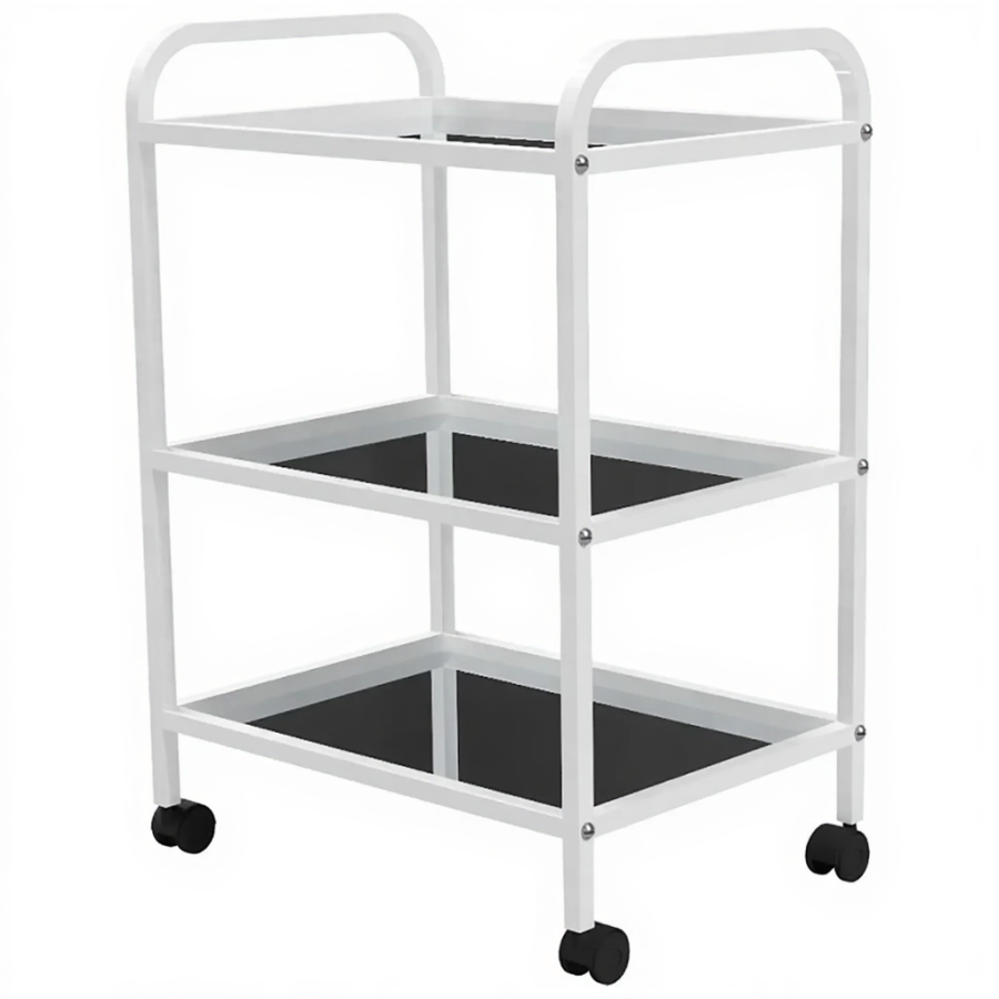 Столик медицинский инструментальный СМИ-03 (полки нерж., колёса пластик)